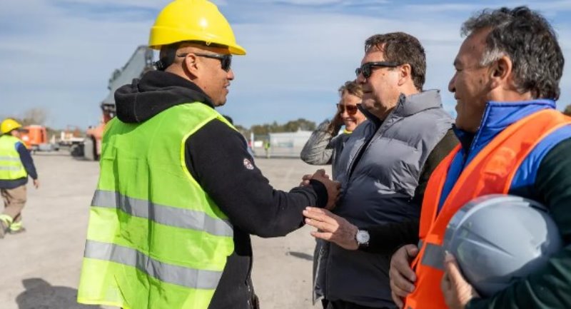 Ocho de cada diez trabajadores del oleoducto VMOS son de Río Negro