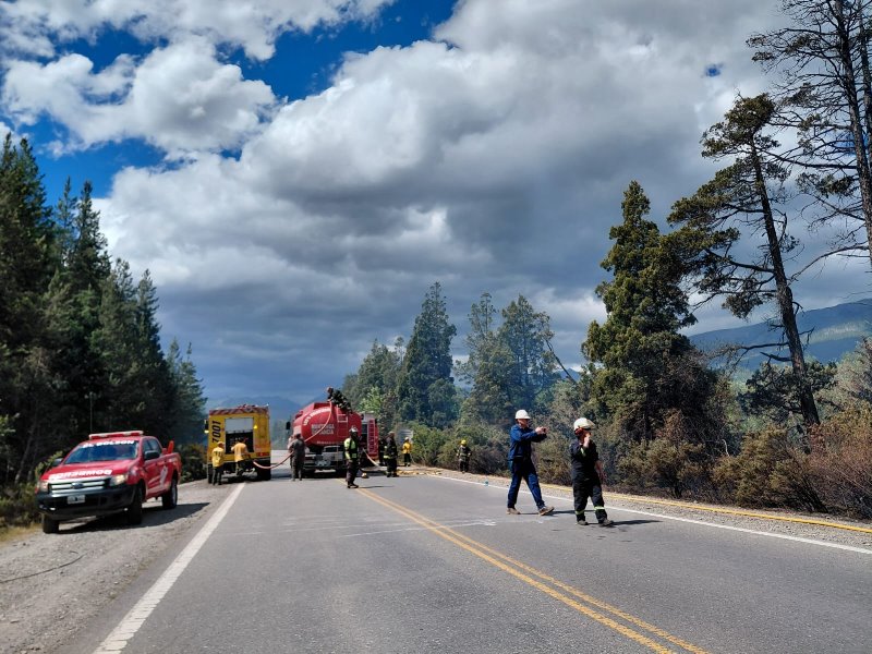 El Bolsón: rápido operativo del SPLIF evitó daños mayores en los incendios